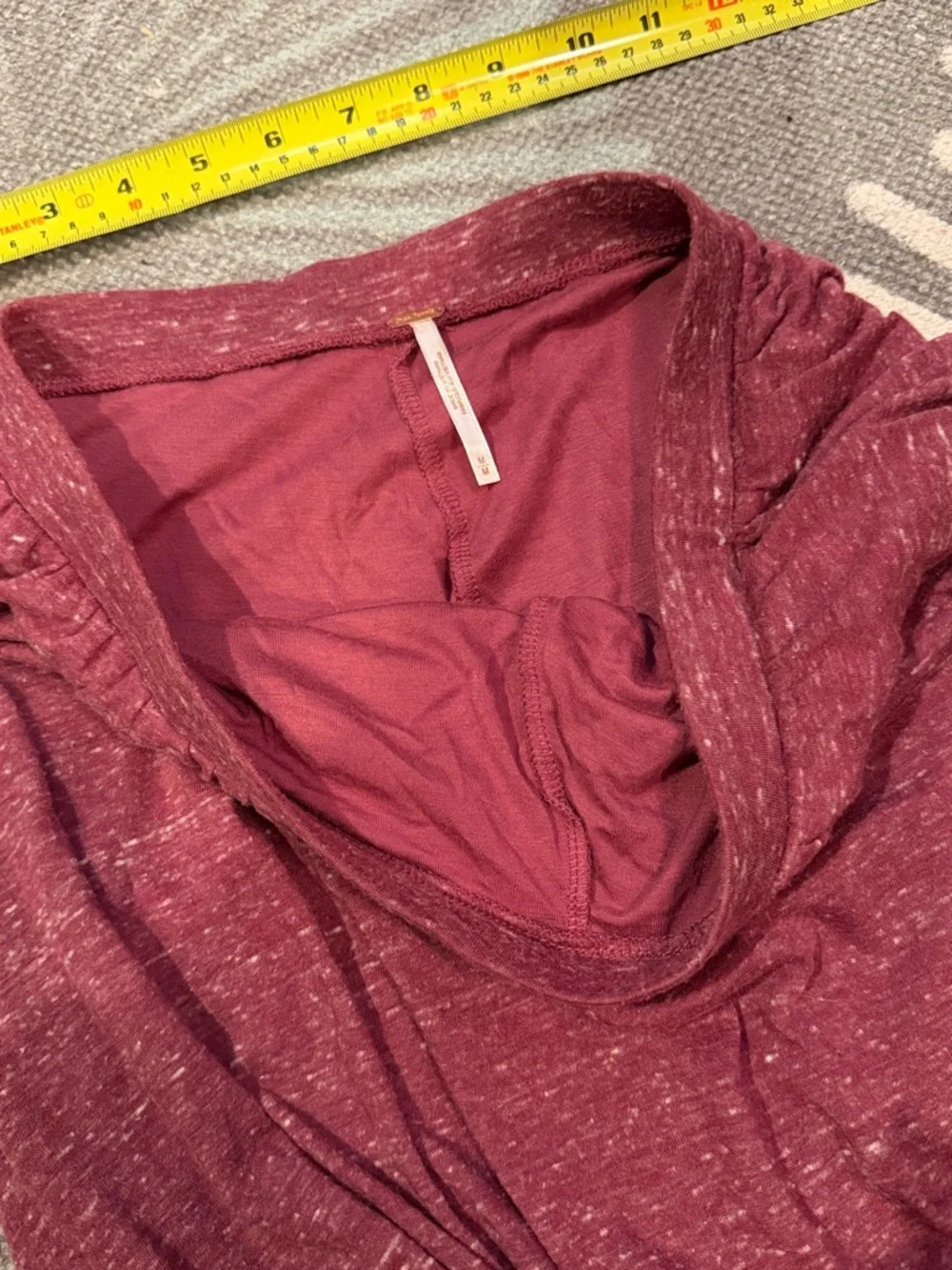 Free People Heathered Reddish Purple Tube Top - Picture 5 of 6